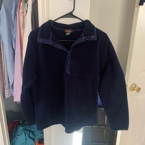Vintage Ll bean fleece pullover, womens medium